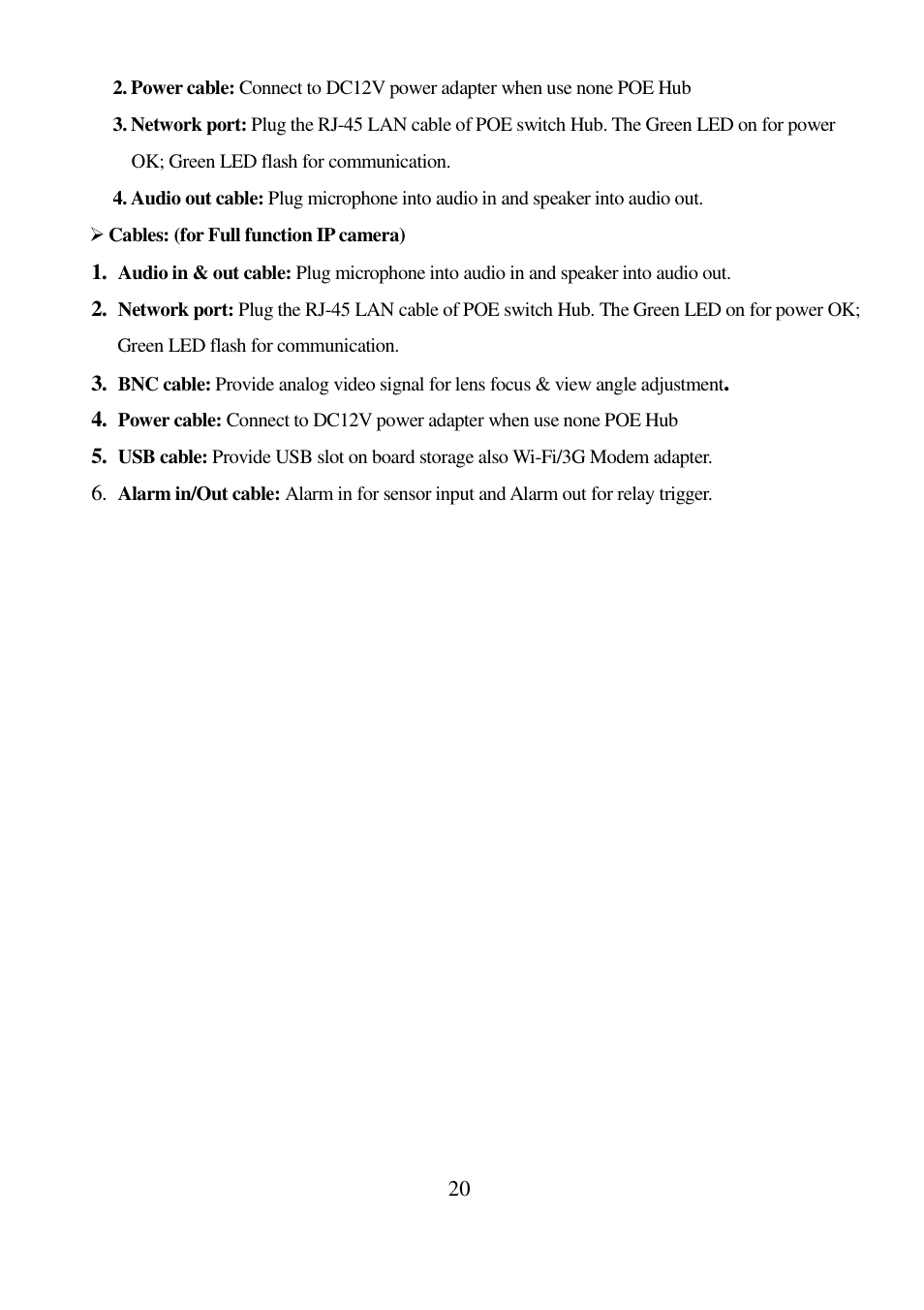 I-View IR-5MIPN42 5-Megapixels IR Bullet IP Camera User Manual | Page 20 / 55