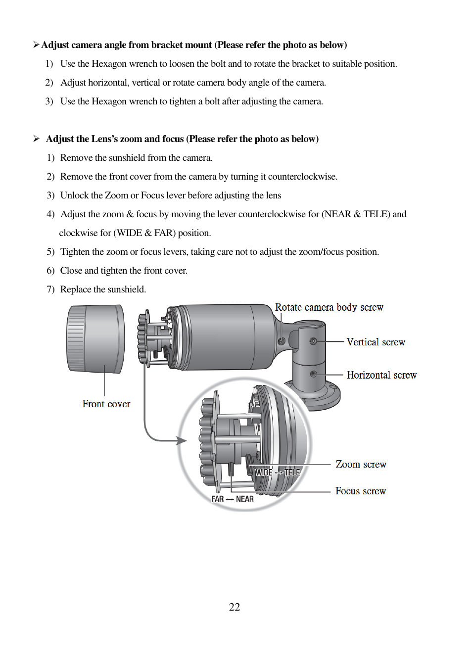 I-View IR-5MIPN42 5-Megapixels IR Bullet IP Camera User Manual | Page 22 / 55