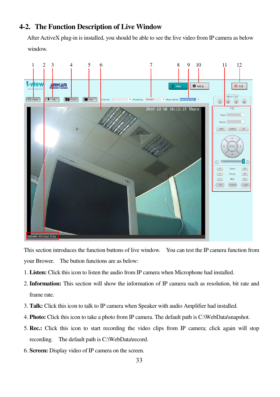 I-View IR-5MIPN42 5-Megapixels IR Bullet IP Camera User Manual | Page 33 / 55