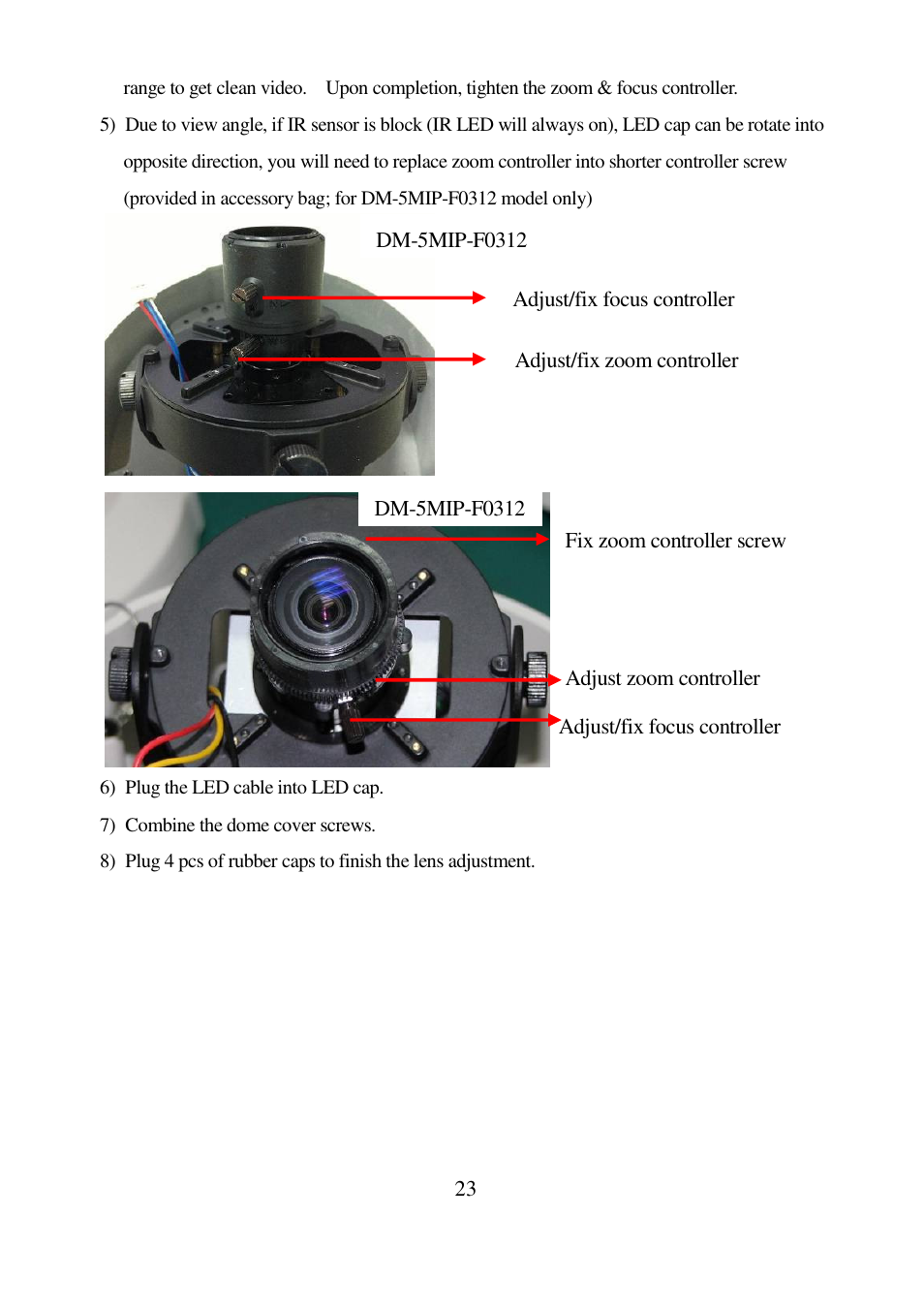 I-View DM-5MIPN30 5-Megapixels IR Vandal Proof Dome IP Camera User Manual | Page 23 / 57
