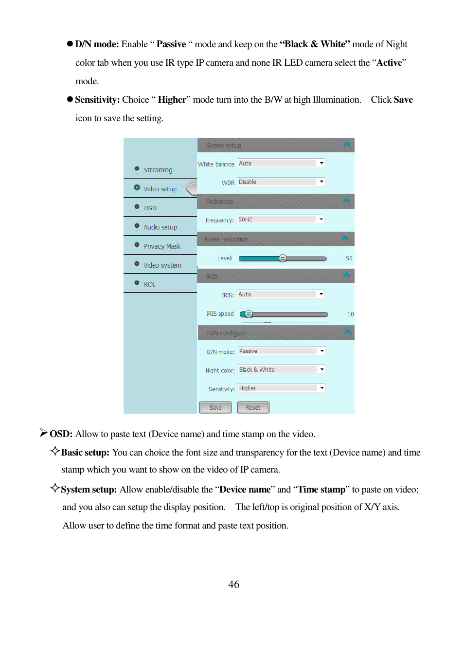 I-View DM-5MIPN30 5-Megapixels IR Vandal Proof Dome IP Camera User Manual | Page 46 / 57