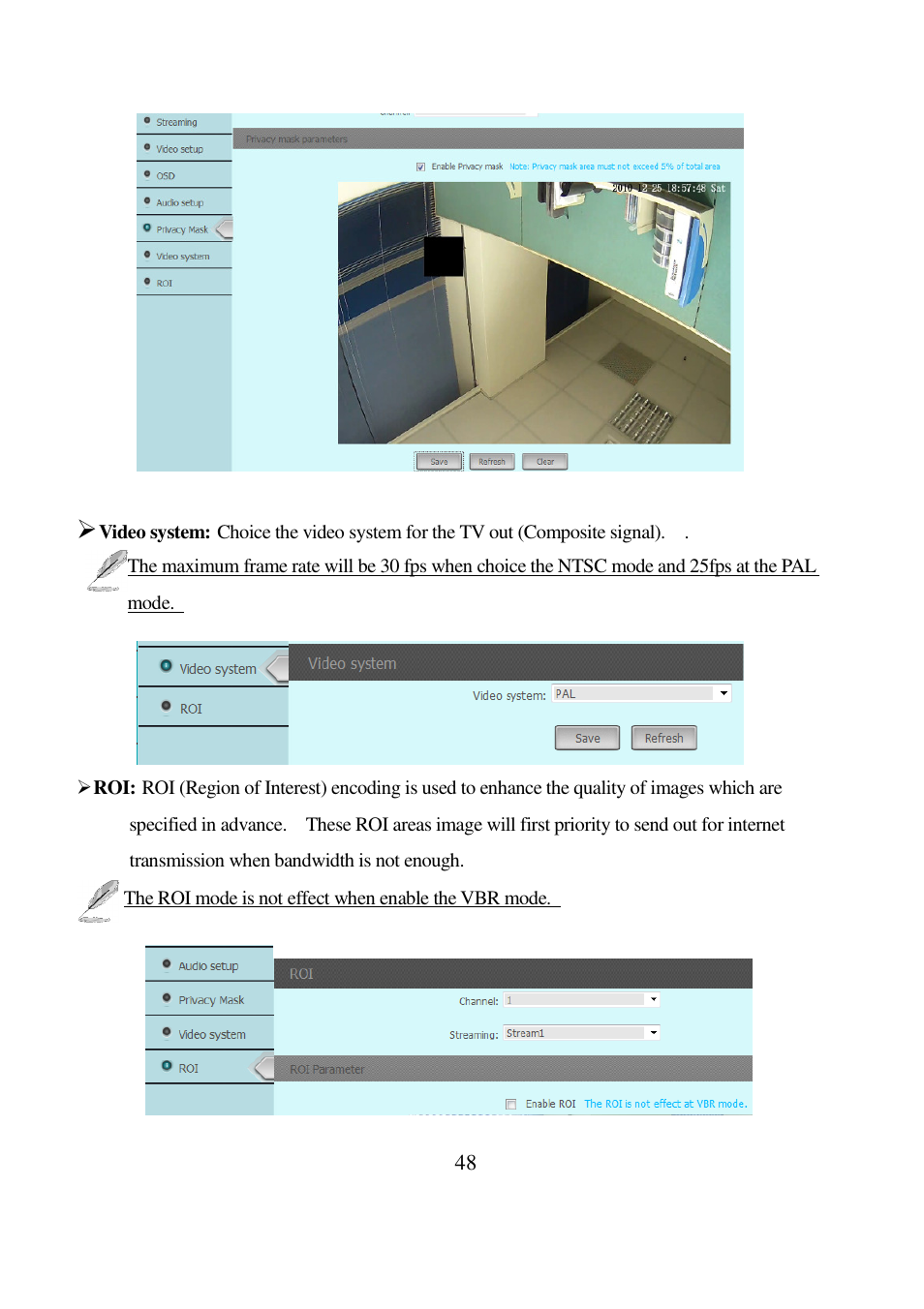 I-View DM-5MIPN30 5-Megapixels IR Vandal Proof Dome IP Camera User Manual | Page 48 / 57