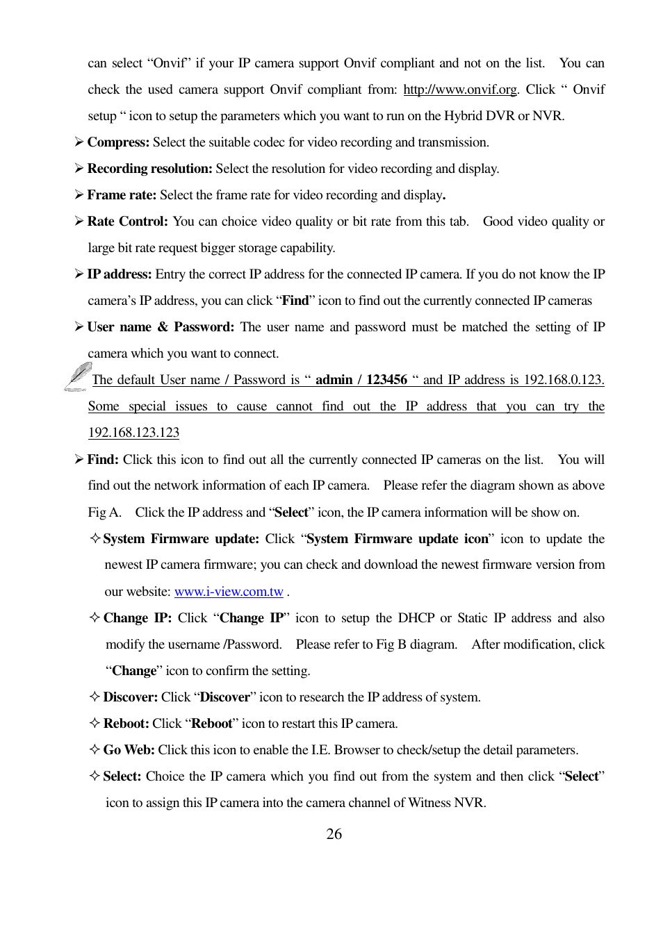 I-View DM-5MIPN 5-Megapixels Vandal Proof Dome IP Camera User Manual | Page 26 / 55