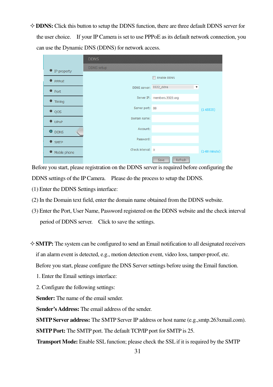 I-View FE-5MIPN 5-Megapixels IR Vandal Proof Dome IP Camera User Manual | Page 31 / 47