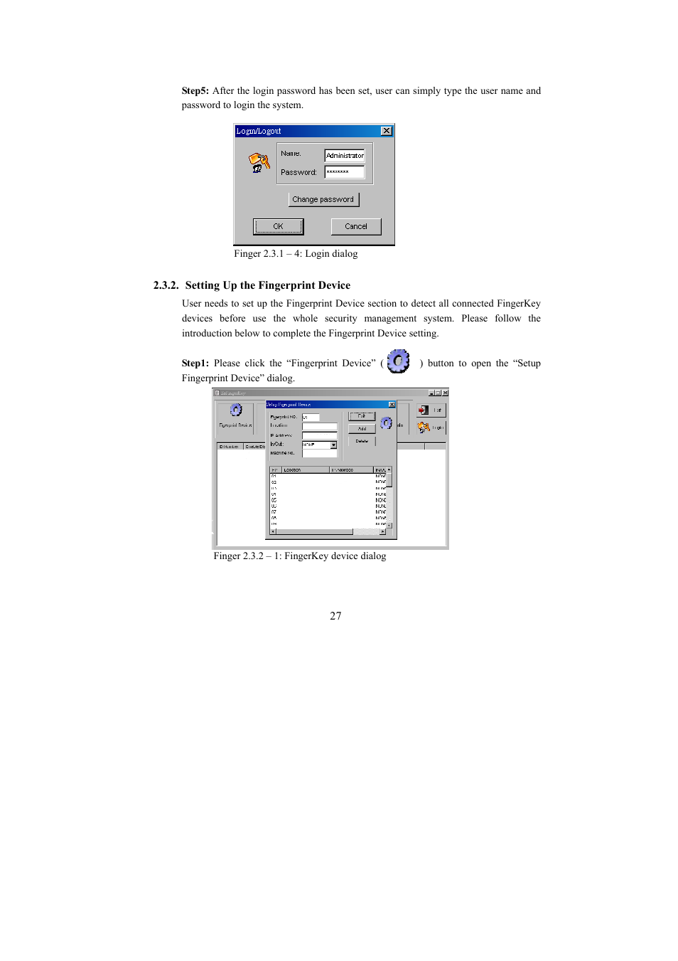 I-View FAC – 500 FingerKey Access Controller DVR User Manual | Page 28 / 103