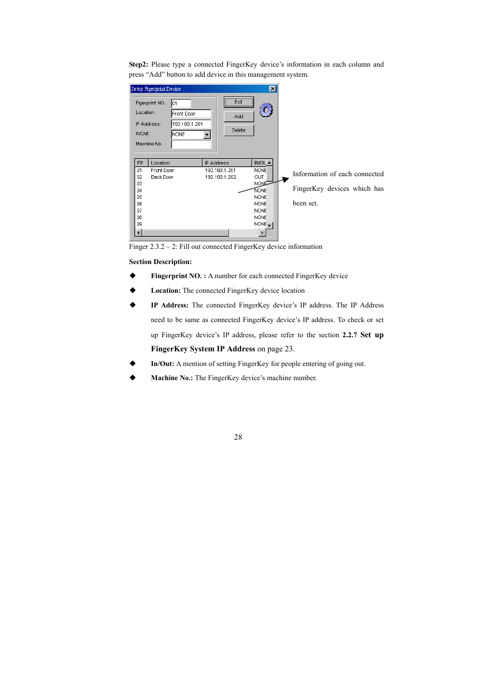 I-View FAC – 500 FingerKey Access Controller DVR User Manual | Page 29 / 103