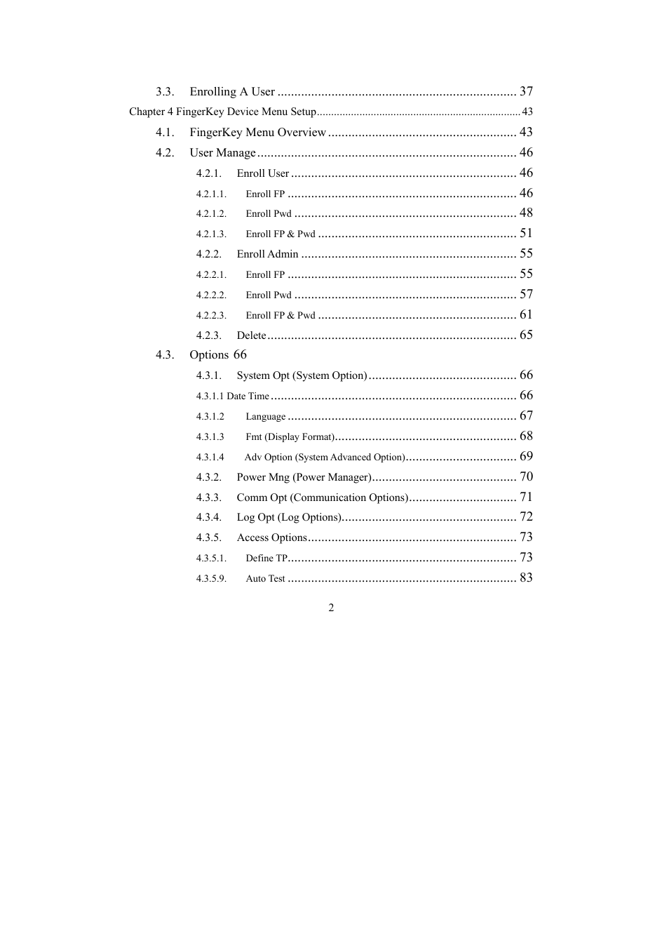 I-View FAC – 500 FingerKey Access Controller DVR User Manual | Page 3 / 103