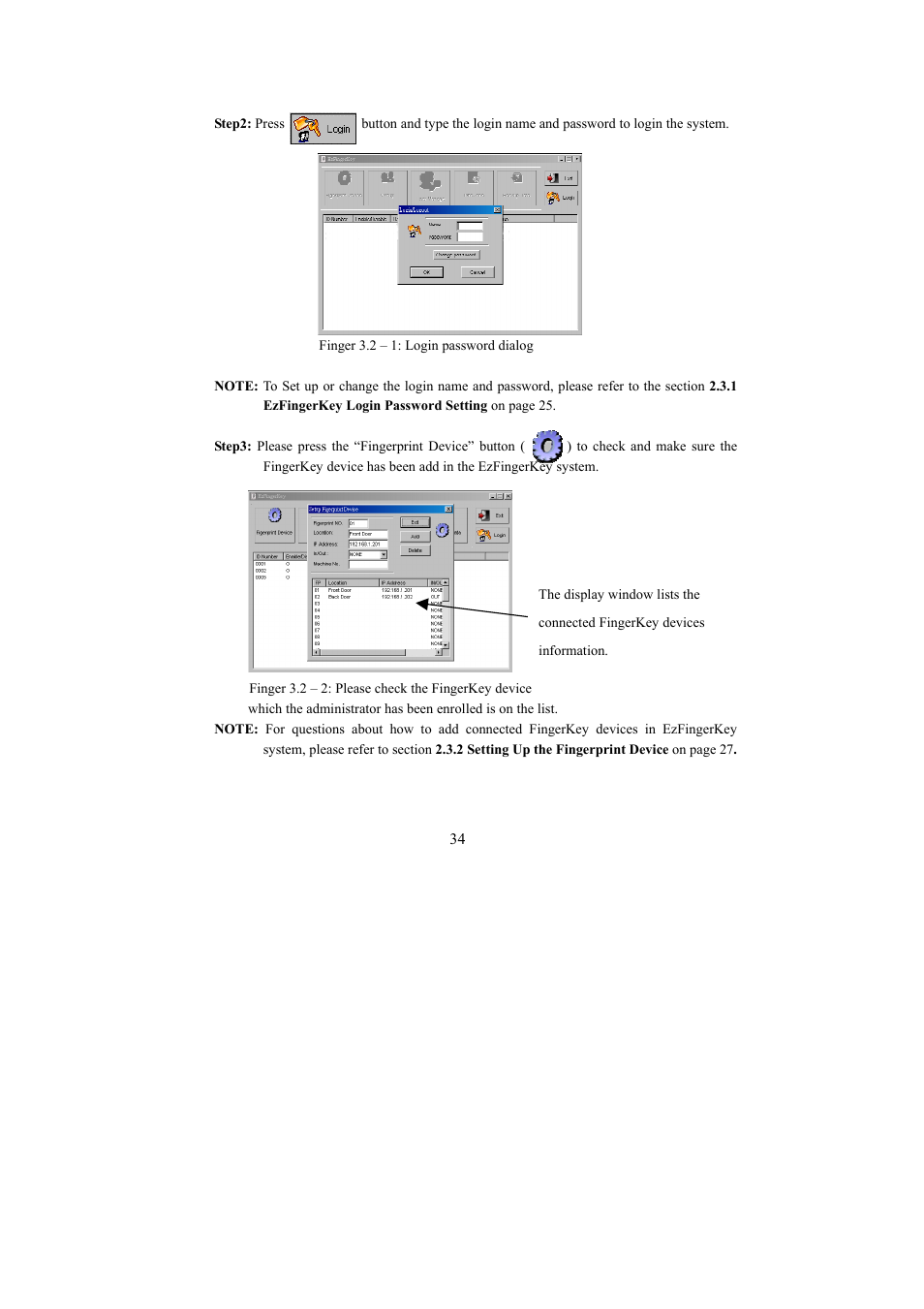 I-View FAC – 500 FingerKey Access Controller DVR User Manual | Page 35 / 103
