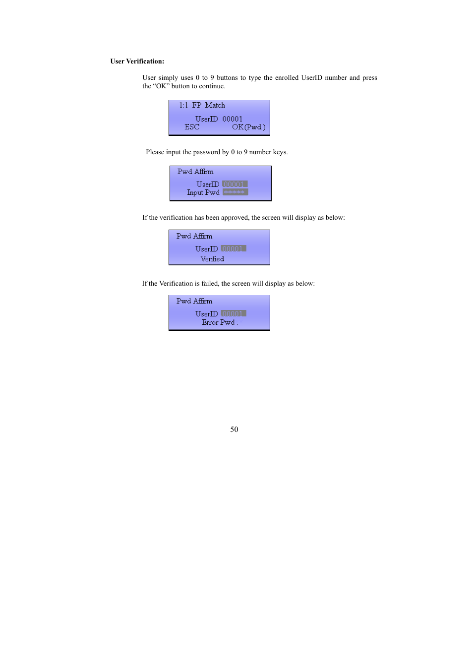 I-View FAC – 500 FingerKey Access Controller DVR User Manual | Page 51 / 103