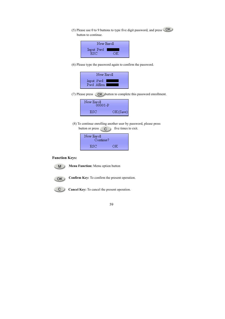 I-View FAC – 500 FingerKey Access Controller DVR User Manual | Page 60 / 103