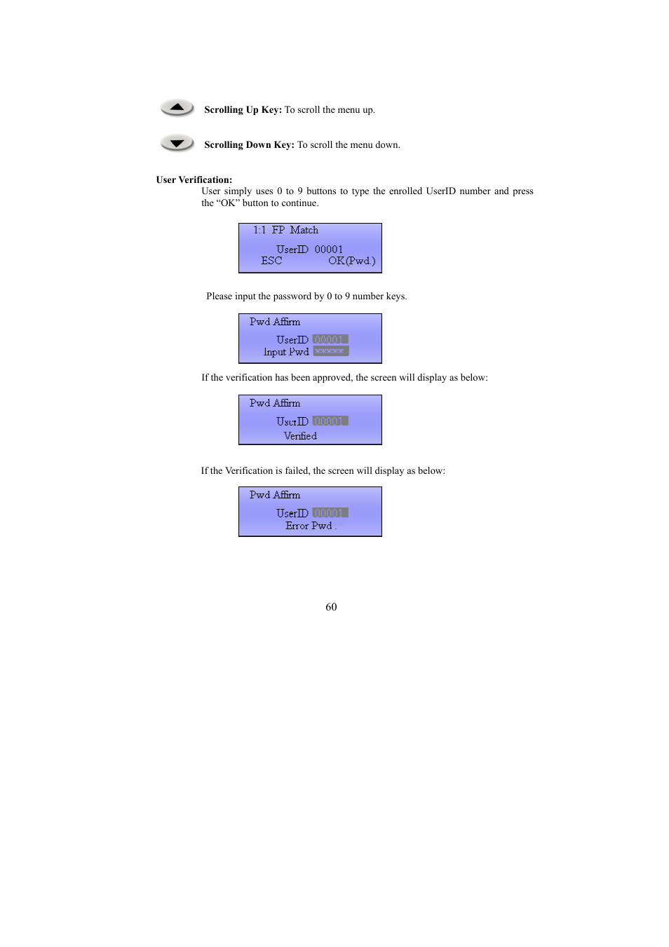 I-View FAC – 500 FingerKey Access Controller DVR User Manual | Page 61 / 103