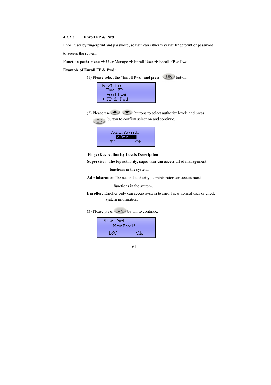 I-View FAC – 500 FingerKey Access Controller DVR User Manual | Page 62 / 103