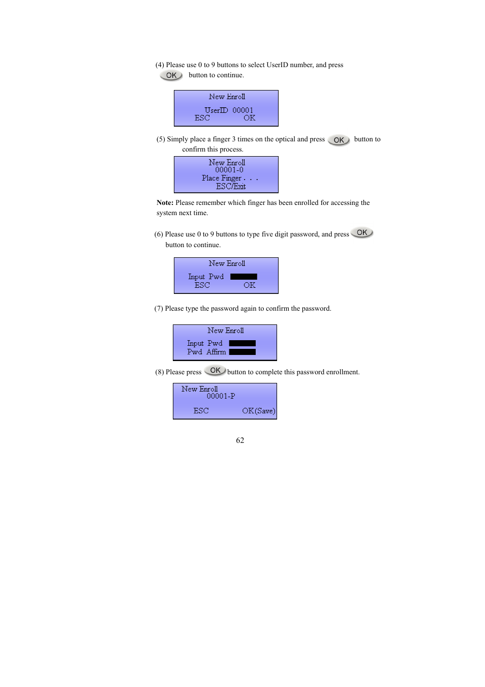 I-View FAC – 500 FingerKey Access Controller DVR User Manual | Page 63 / 103