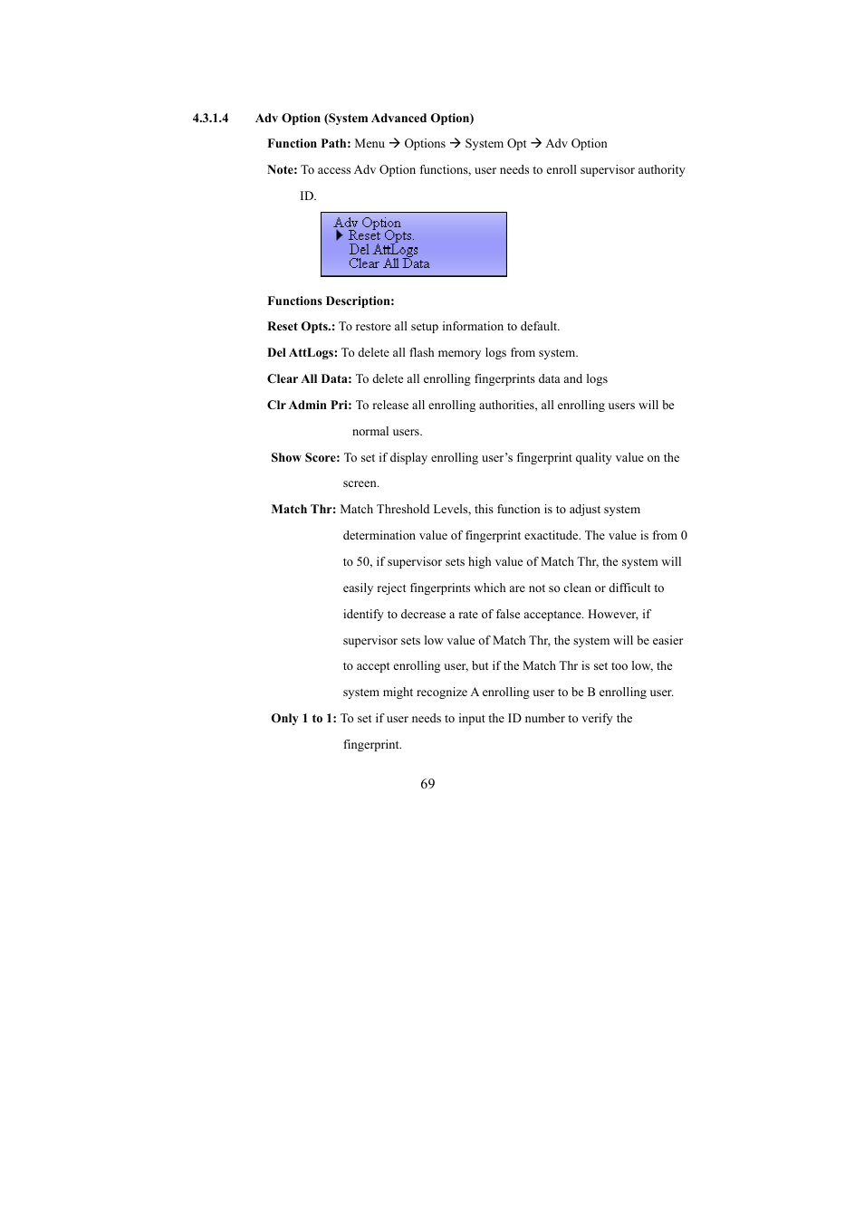 I-View FAC – 500 FingerKey Access Controller DVR User Manual | Page 70 / 103