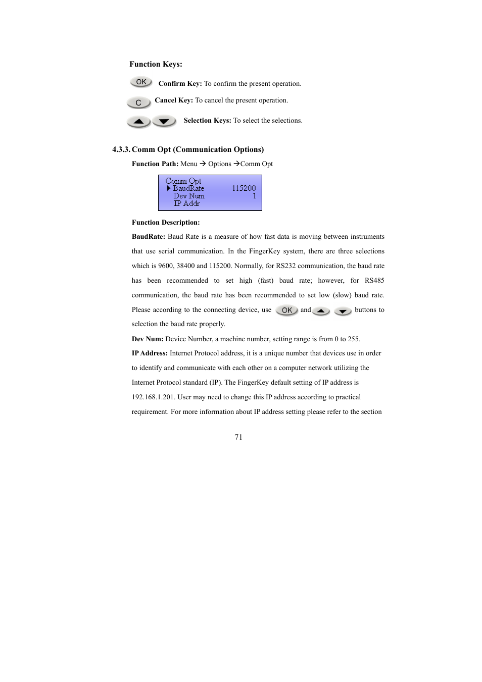 I-View FAC – 500 FingerKey Access Controller DVR User Manual | Page 72 / 103