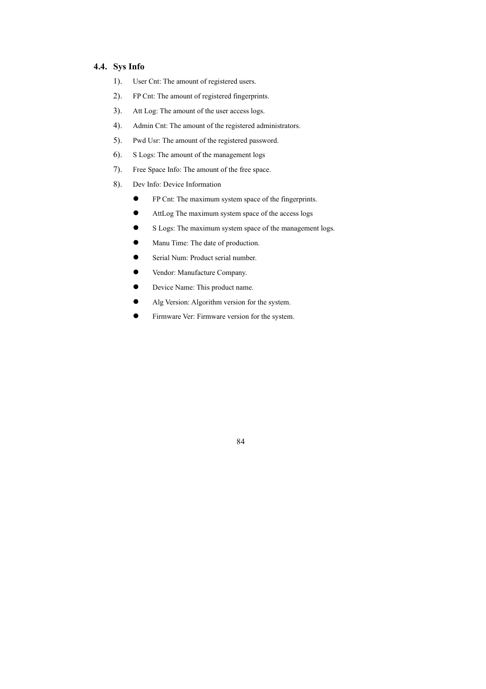 I-View FAC – 500 FingerKey Access Controller DVR User Manual | Page 85 / 103