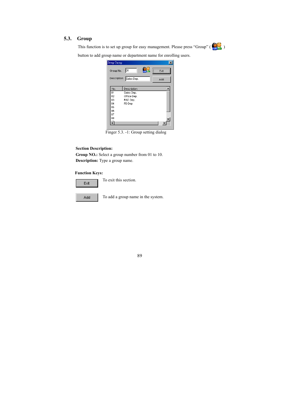 I-View FAC – 500 FingerKey Access Controller DVR User Manual | Page 90 / 103