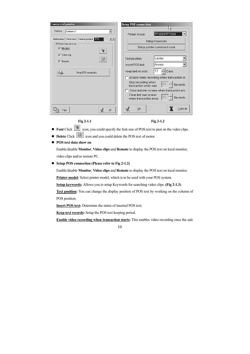 I-View PTI-100 P.O.S. DVR User Manual | Page 10 / 15