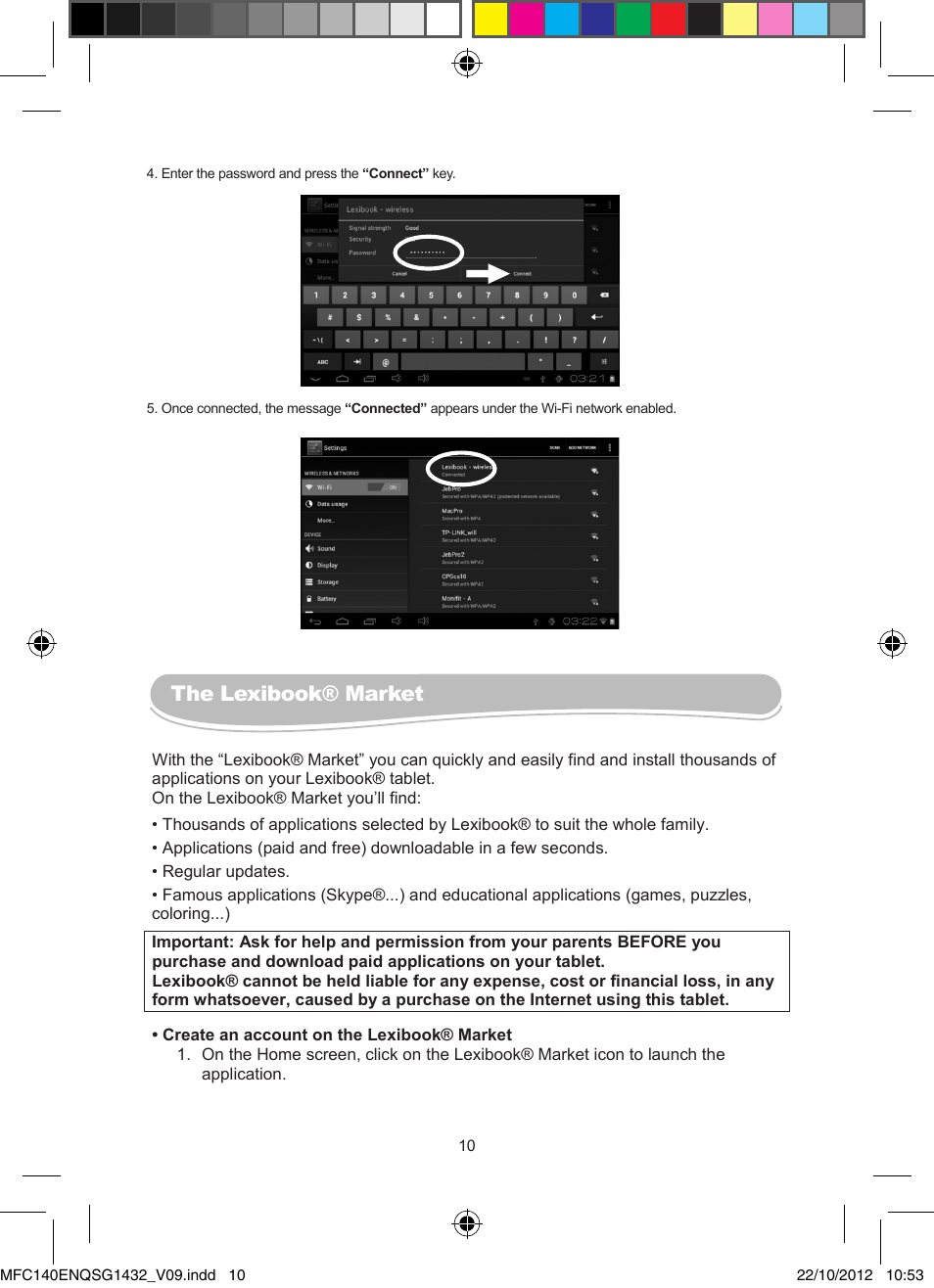 The lexibook® market | Lexibook MFC140EN User Manual | Page 10 / 22