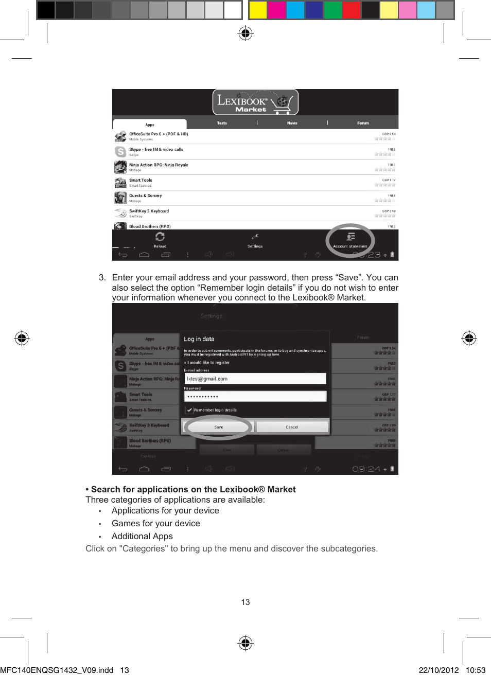 Lexibook MFC140EN User Manual | Page 13 / 22