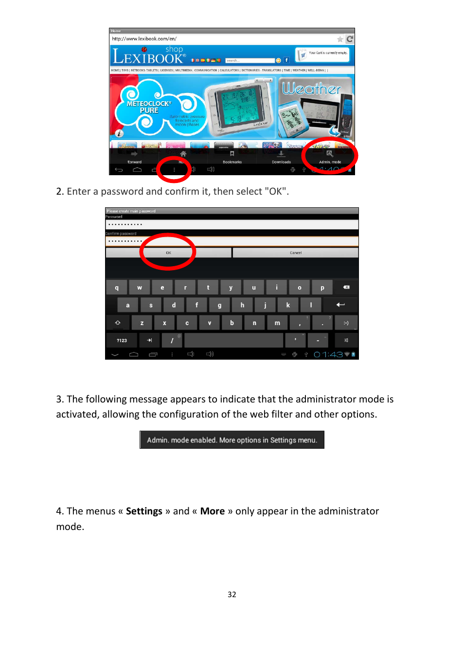 Lexibook MFC155EN User Manual | Page 32 / 54