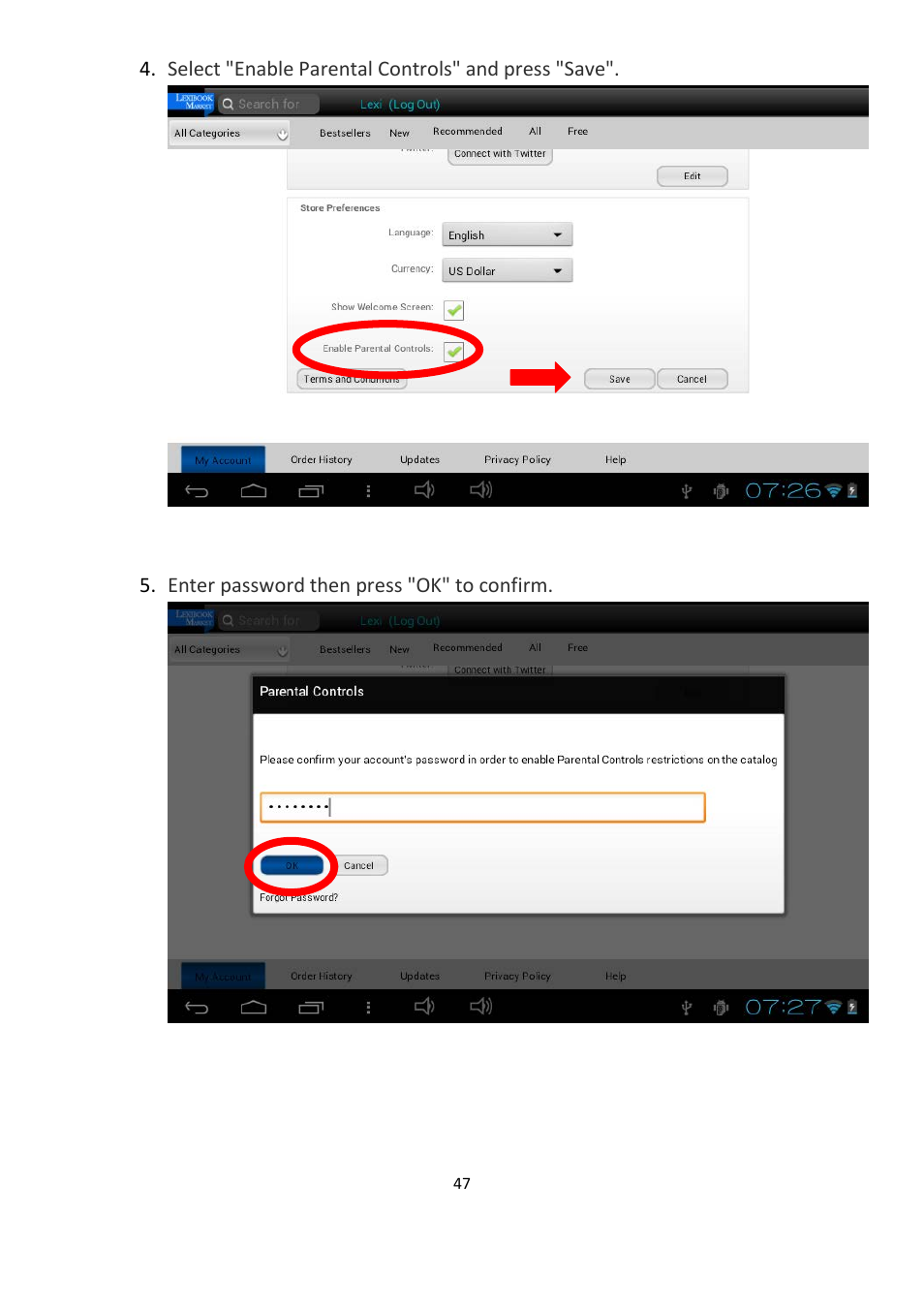 Lexibook MFC155EN User Manual | Page 47 / 54