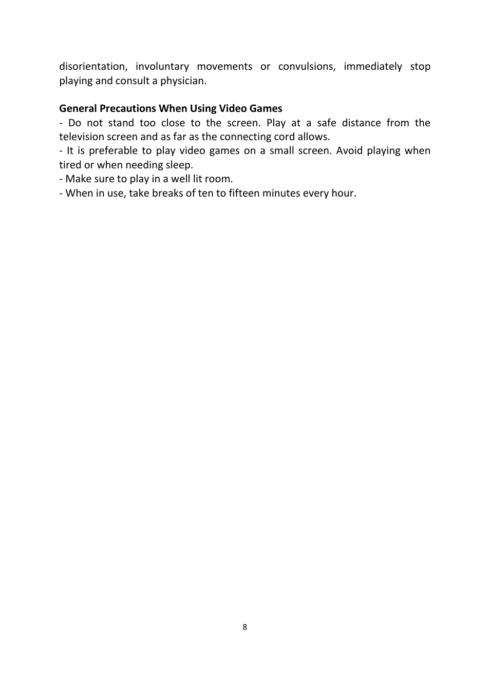 Lexibook MFC155EN User Manual | Page 8 / 54