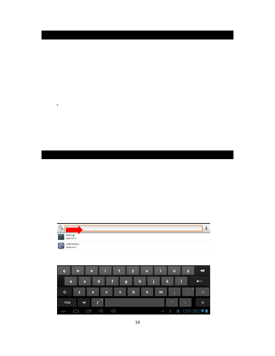 Rotating the screen, Using the virtual keyboard | Lexibook MFC270EN User Manual | Page 19 / 55
