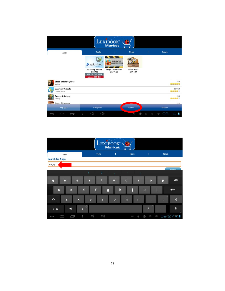 Lexibook MFC270EN User Manual | Page 47 / 55