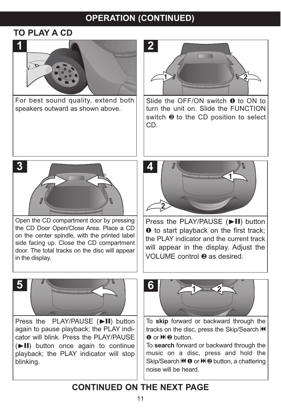 Lexibook RCD100DC User Manual | Page 11 / 18