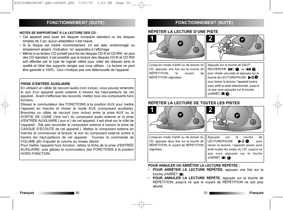 Lexibook RCD150BB User Manual | Page 16 / 62