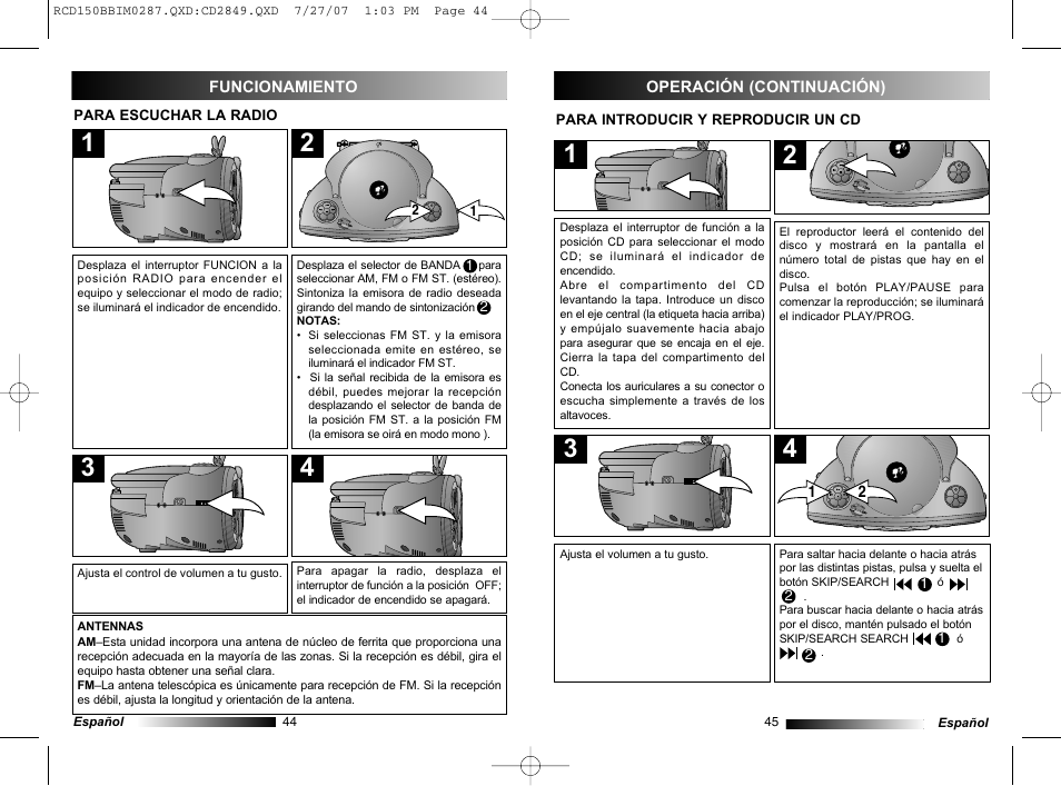 Lexibook RCD150BB User Manual | Page 23 / 62