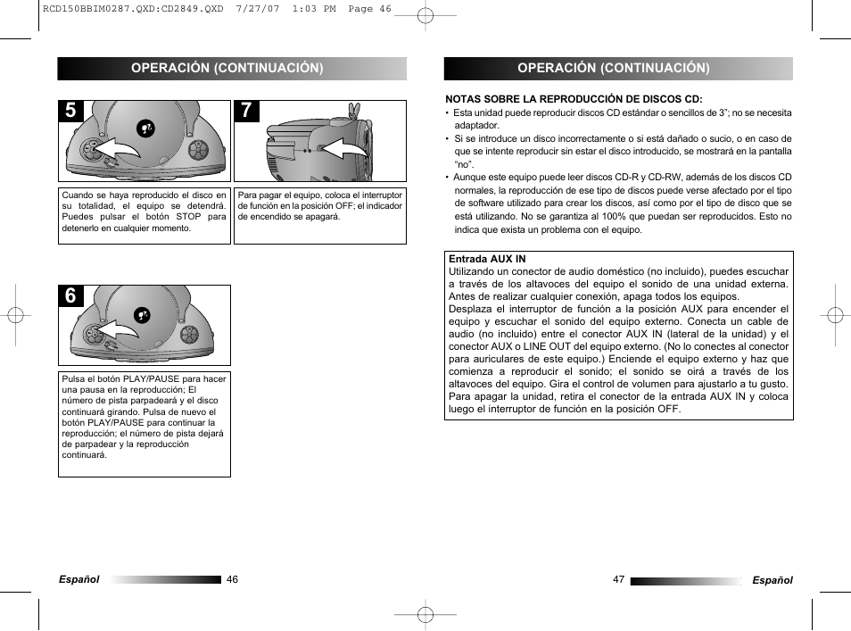 Lexibook RCD150BB User Manual | Page 24 / 62