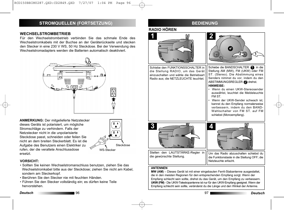 Lexibook RCD150BB User Manual | Page 49 / 62