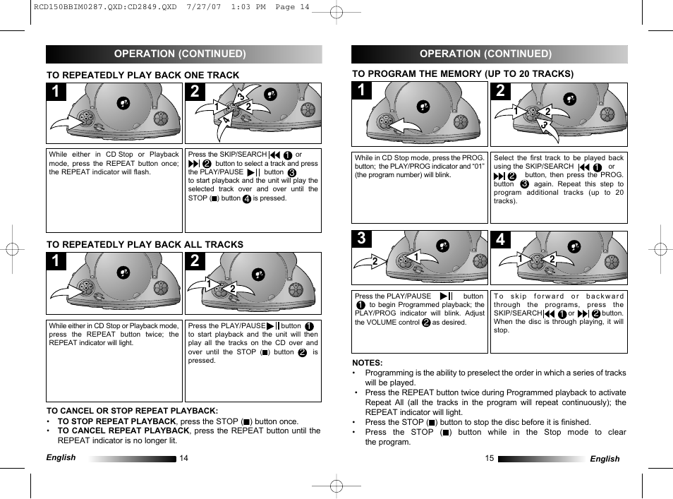 Lexibook RCD150BB User Manual | Page 8 / 62