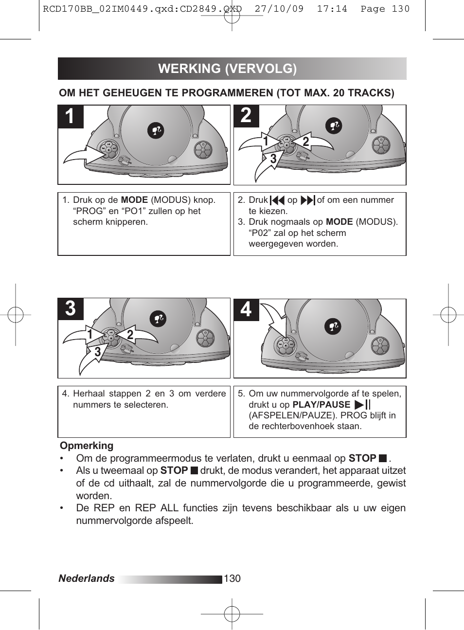 Lexibook RCD170BB User Manual | Page 130 / 134