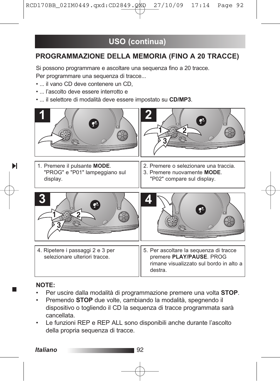 Lexibook RCD170BB User Manual | Page 92 / 134