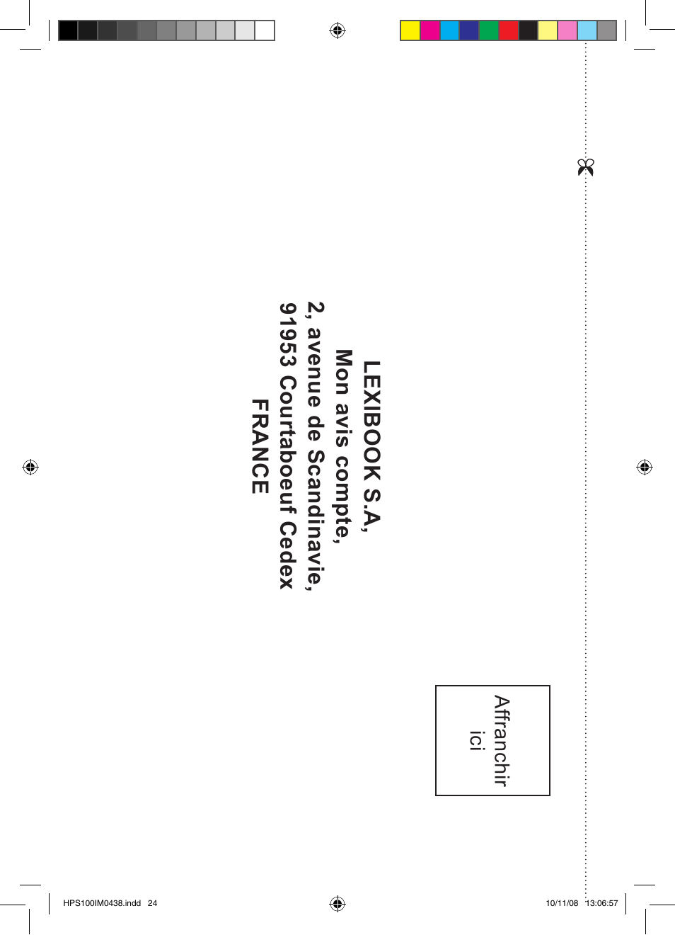 Lexibook HPS100 User Manual | Page 24 / 24