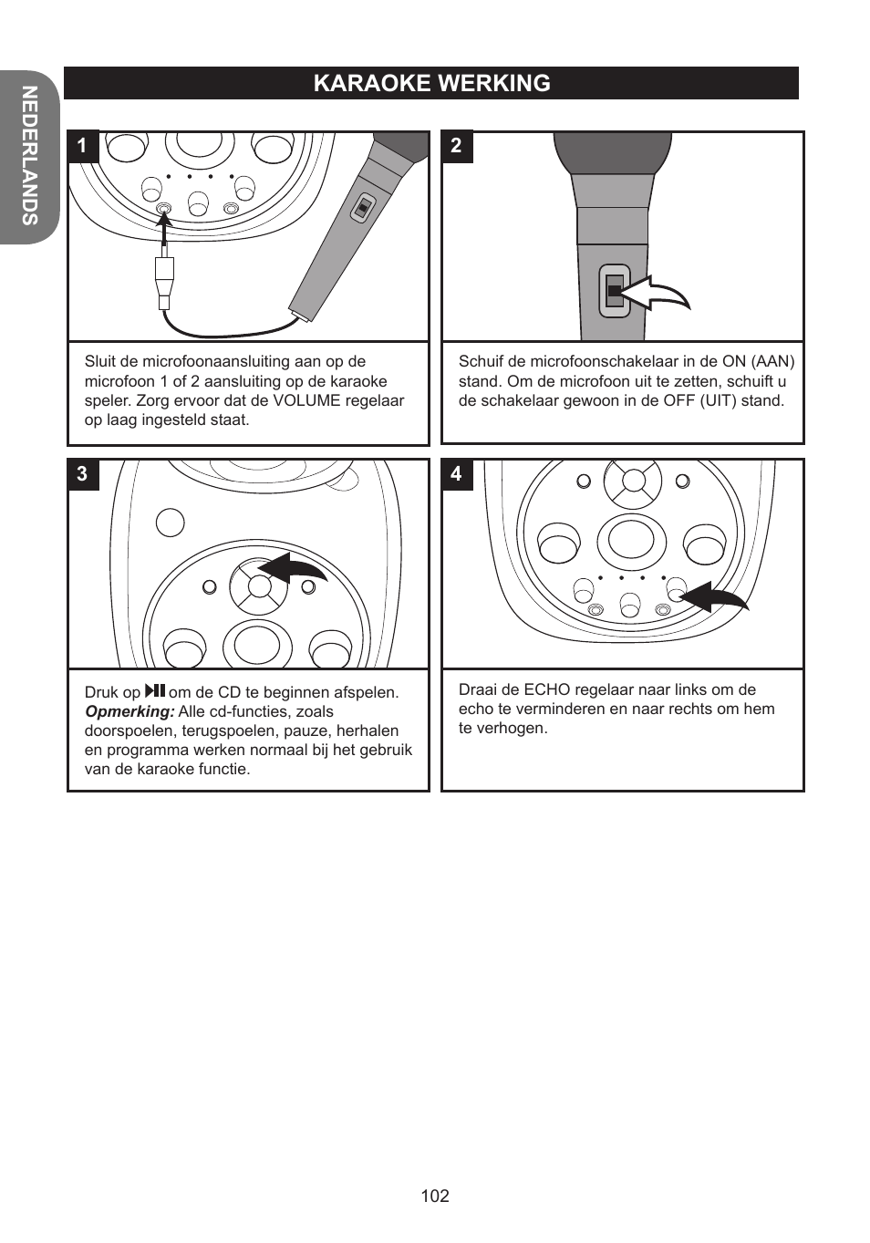 Karaoke werking | Lexibook K5000HM User Manual | Page 102 / 108