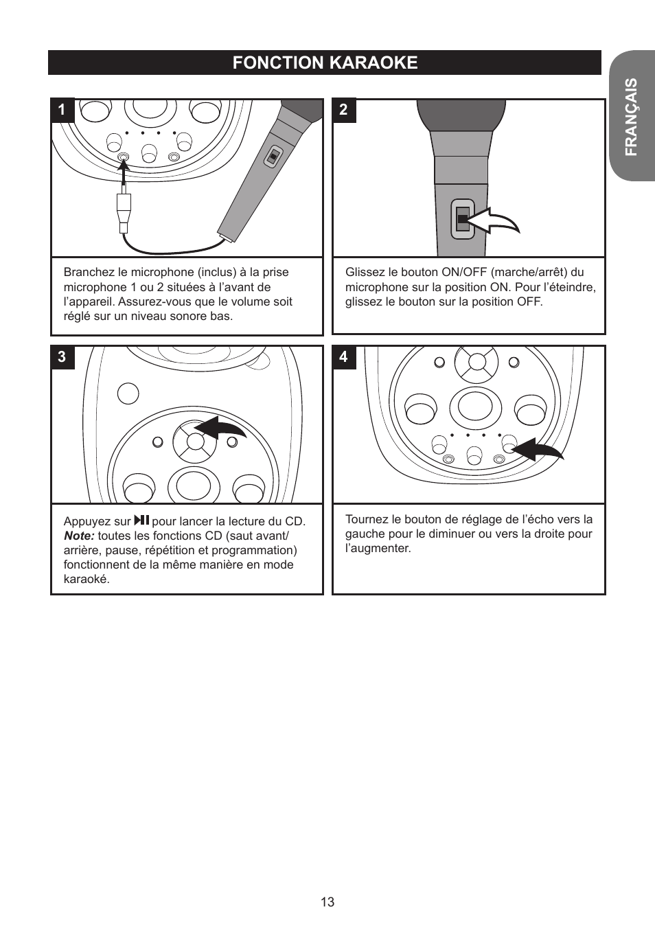 Fonction karaoke | Lexibook K5000HM User Manual | Page 13 / 108