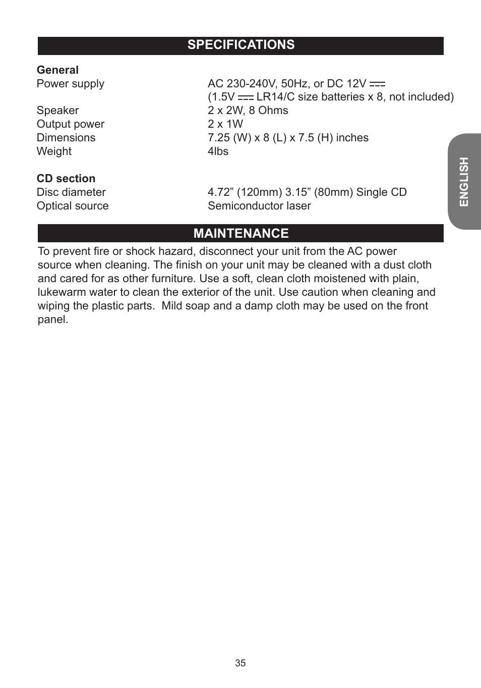 Lexibook K5000HM User Manual | Page 35 / 108