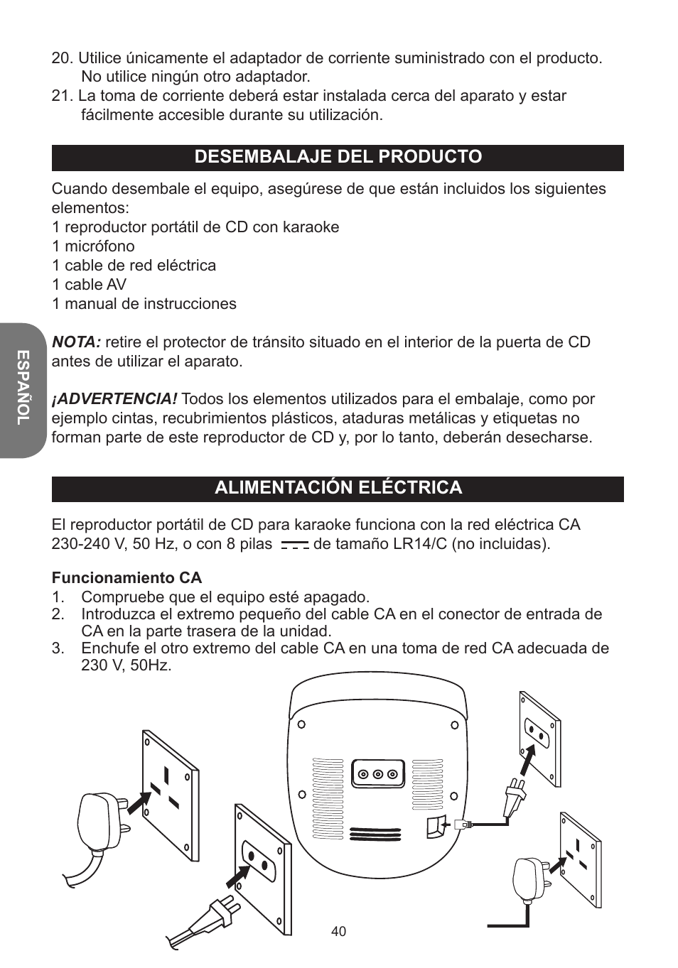 Lexibook K5000HM User Manual | Page 40 / 108