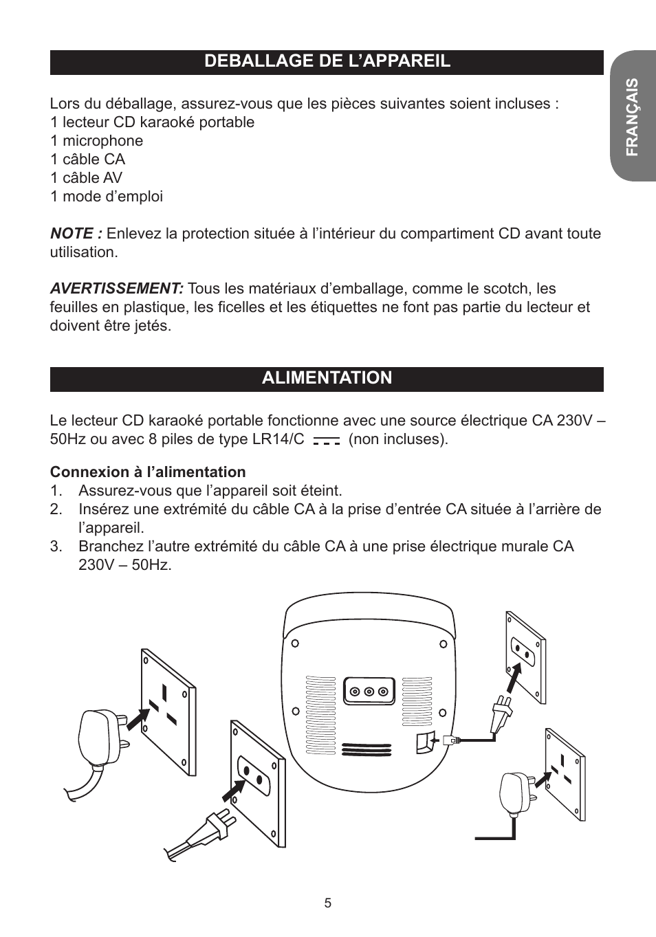 Lexibook K5000HM User Manual | Page 5 / 108