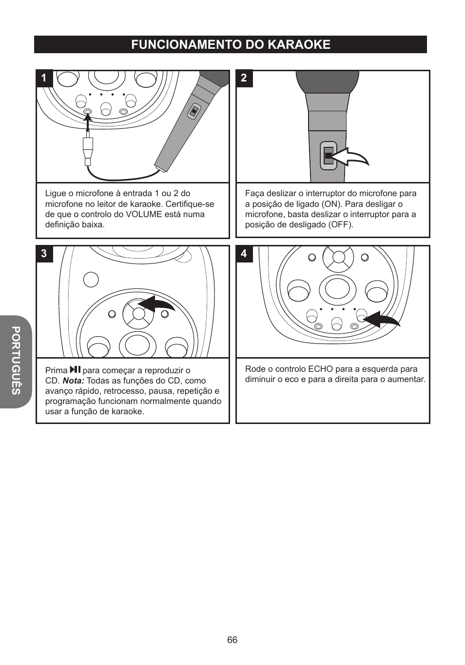 Funcionamento do karaoke | Lexibook K5000HM User Manual | Page 66 / 108