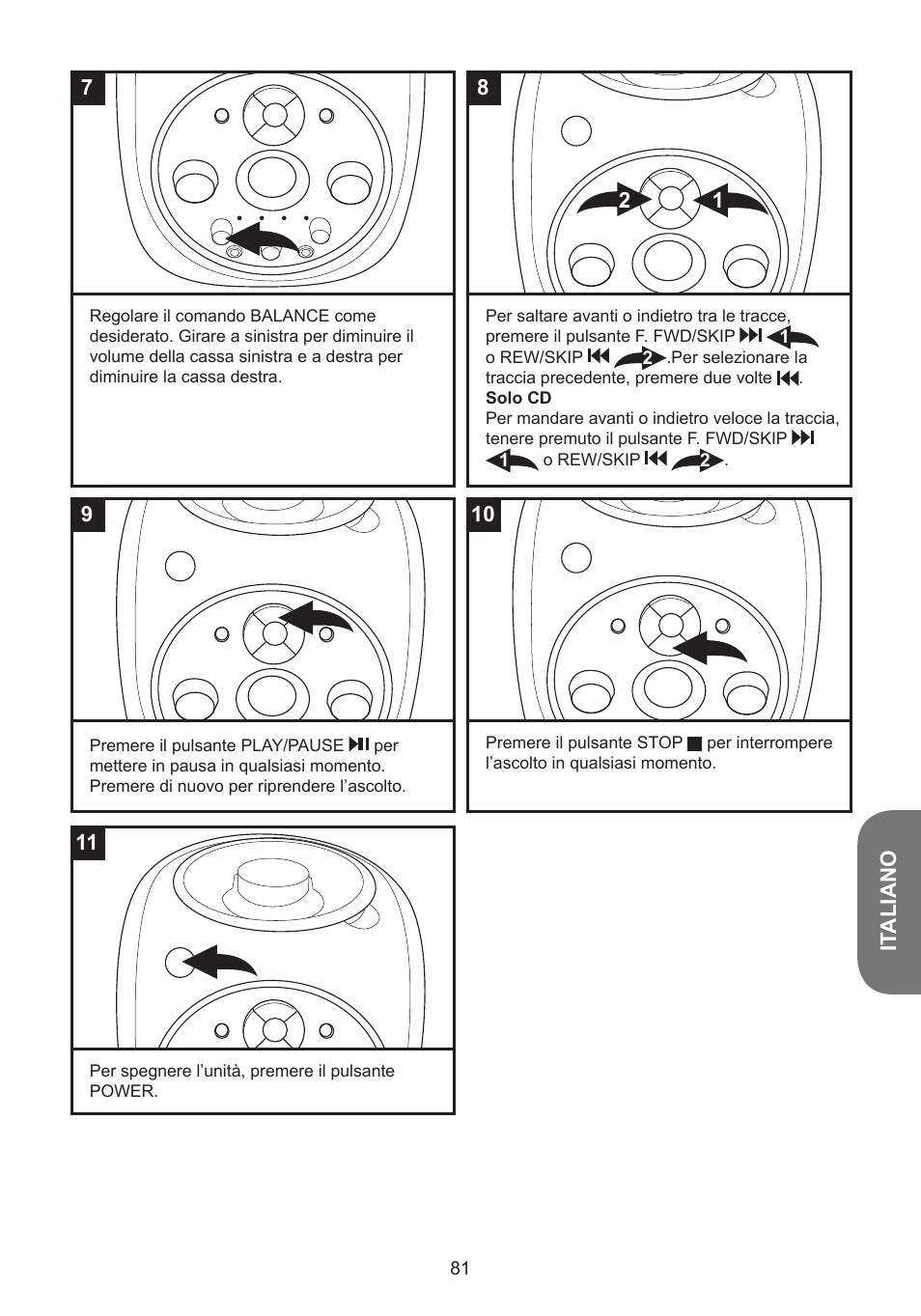 It aliano | Lexibook K5000HM User Manual | Page 81 / 108