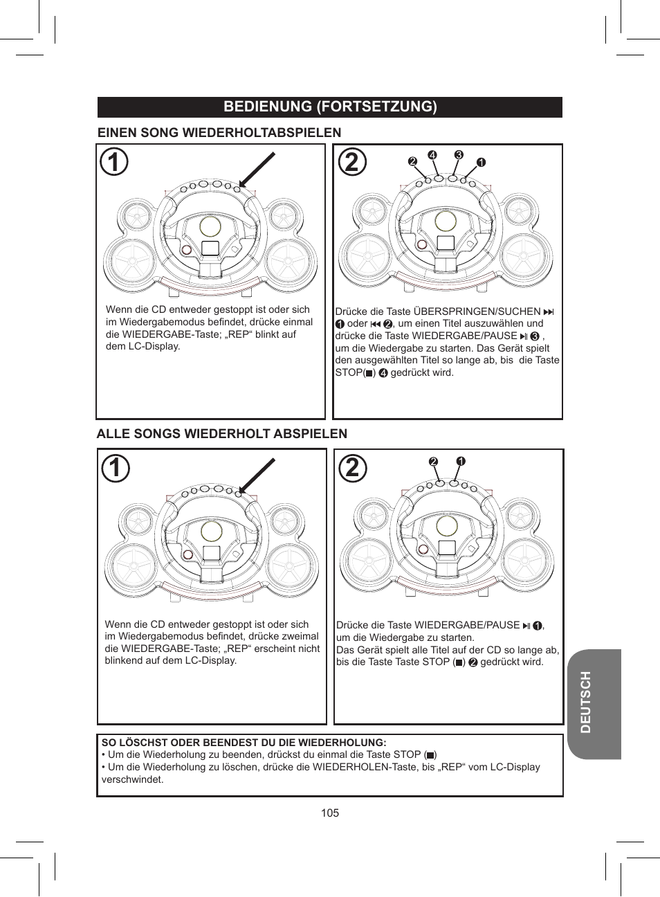 Lexibook RCD150FE User Manual | Page 105 / 130