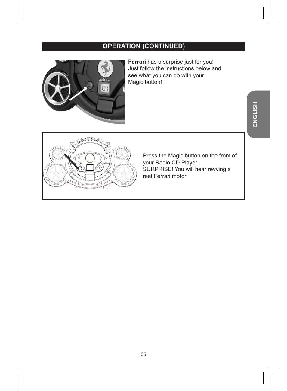 Lexibook RCD150FE User Manual | Page 35 / 130