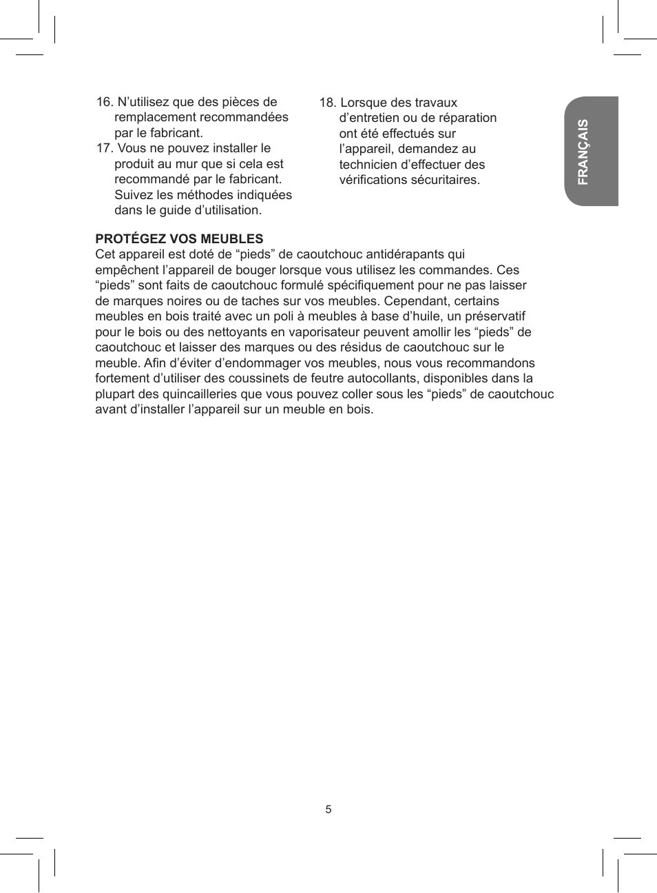 Lexibook RCD150FE User Manual | Page 5 / 130