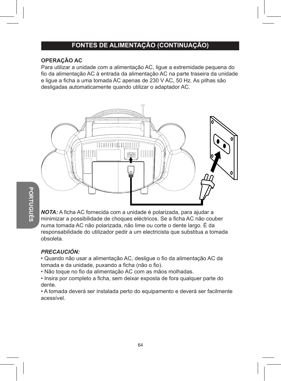 Lexibook RCD150FE User Manual | Page 64 / 130