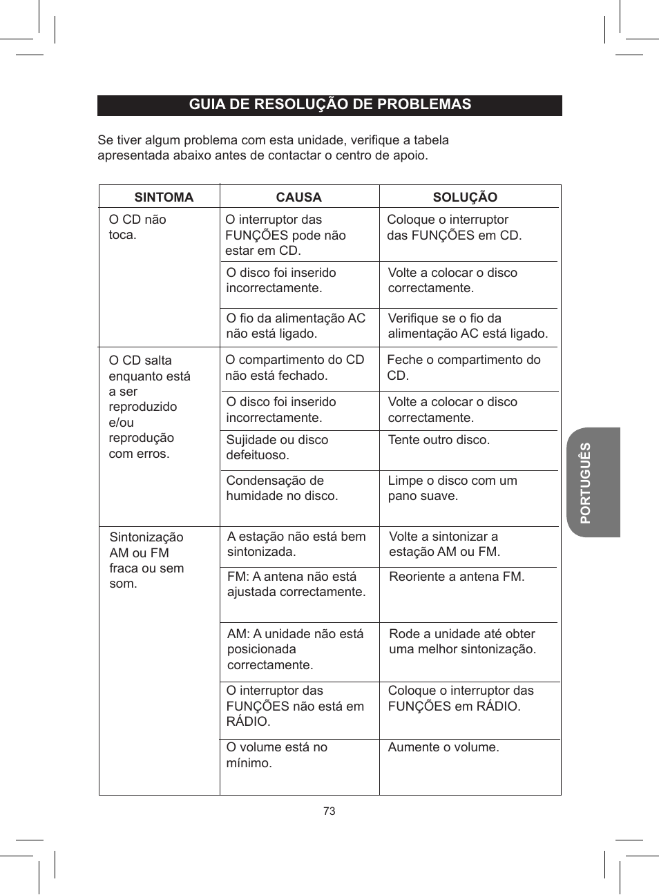 Lexibook RCD150FE User Manual | Page 73 / 130